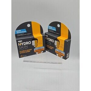 Schick HYDRO Skin Comfort Stubble Eraser Men’s Razor Blade Refills-4 Cart, 2Pack